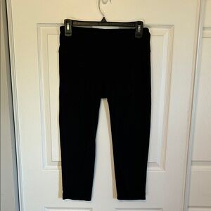 ATHLETA Black High Waist Capri Leggings Women's Small